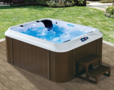 luxury modern outdoor spa 3 adults hot tub Japanese bathtub whirlpool spa huge massage hot tub