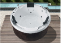 Outdoor Air Jets Spa Air Bubbles Bath And Indoor Round Inflatable Hot Tub Spa For 3 person