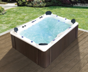 Modern lounger luxury hotel backyard pools hydrotherapy rectangular outdoor spa hot tub