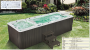 Custom Top Large Hotel Outdoor Swimming Pool Oversized Athletic Pedestal Adult Spa Whirlpool Massage Jsts