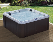 Outdoor 5 person spa whirlpool massage jacuzzi hot tub spa with pop-up TV