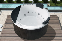 Air jet bubble hydro tub 2 person quality luxury cheap whirlpool bathtubs spa waterfall