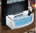 Hot sale solid surfing massage whirlpool and bathtub free standing hot tub modern design