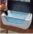 Factory price for Acrylic Freestanding whirlpool massage bath bathtubs with led lights and massage jets