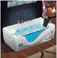 high ranked corner rectangle shape bathtub waterfall with glass and the high quality acrylic tub