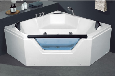 Double person diamond shaped bathtub whirlpool massage indoor hot tub