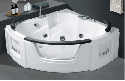 Bathroom triangle acrylic bathtub Jet whirlpool tub free standing bathtub indoor customized spa