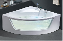 bathtub modern design durable indoor acrylic white color whirlpool freestanding white hot tub spa bath