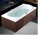 single person outdoor hot tub high quality acrylic bathtub