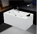 Popular design interior yacussi for 1 person whirlpools bathtub with color bubble bath