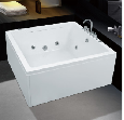 Square bathtub corner whirlpool nozzle jets bathroom air massage jet Hydro Ozone whirlpool