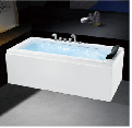 popular design with waterfall bathtub acrylic whirlpool freestanding white hot tub spa bath