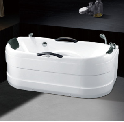 Modern new design Spa tubs & handrail  for 1 person bathtub walk jakuzzi for home