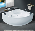 Factory directly sales jacuzzi corner massage bathtub for single person cheap price whirlpool bathtub for whole