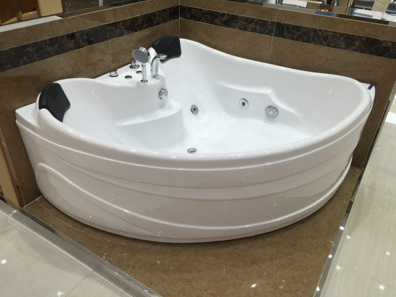 New design popular tub,single people bath,indoor water jet massage whirlpool bathtub 