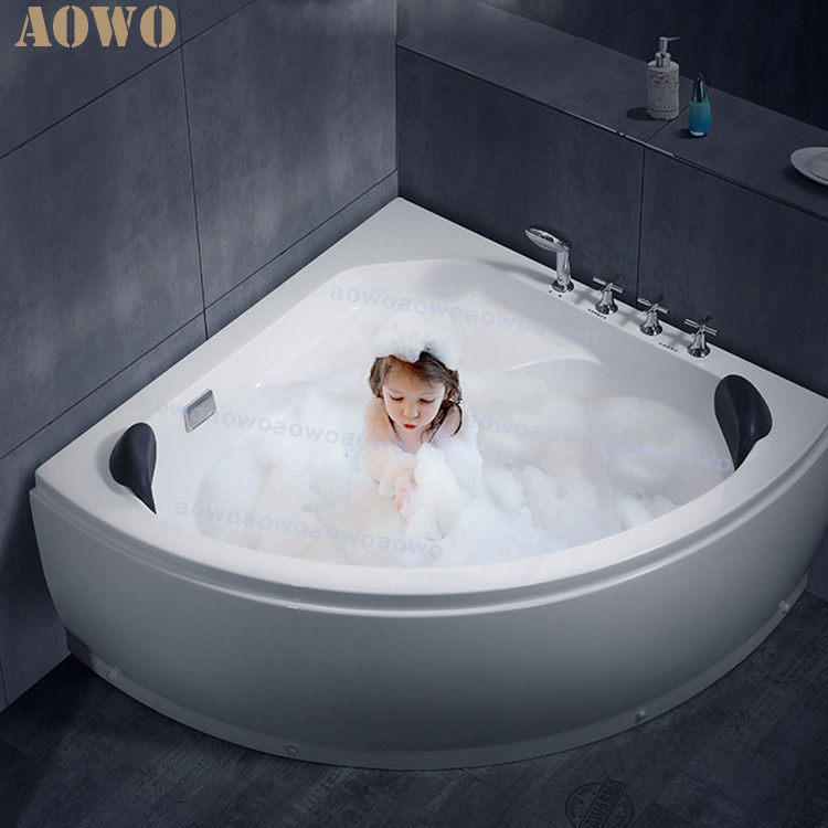 Good Quality Bath Freestanding Solid Surface Tub Modern Stand Alone Acrylic Resin Bathtub