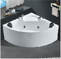 Multifunctional Spa Acrylic Bath Tub Jaccuzi Glass Whirlpool Massage Corner Bathtub