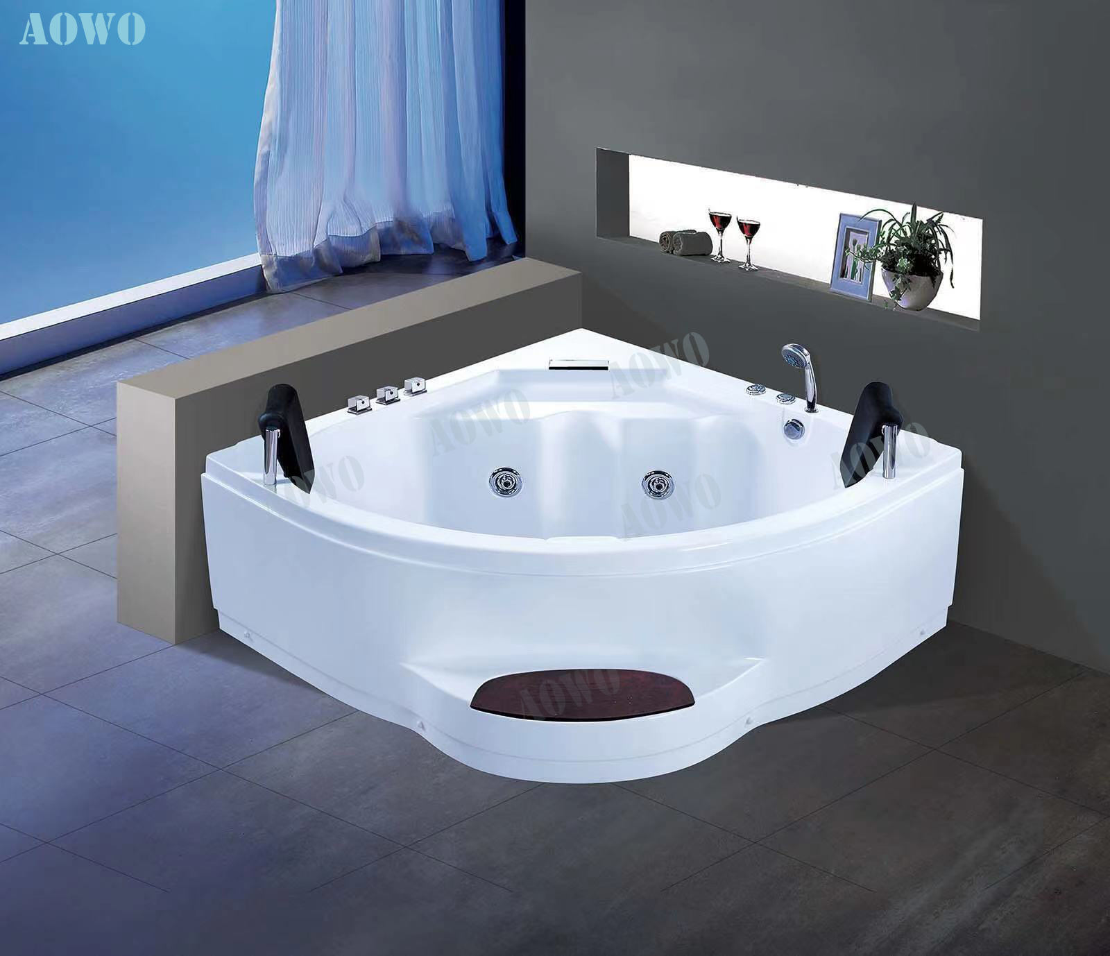 cheap price and high quality indoor 2 person spa bathtubs jacuzzi bathtub whirlpool