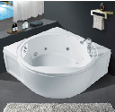 White Acrylic Luxurious Freestanding Air Bubble Massage Jet Whirlpool Hot Acrylic Bath Tub