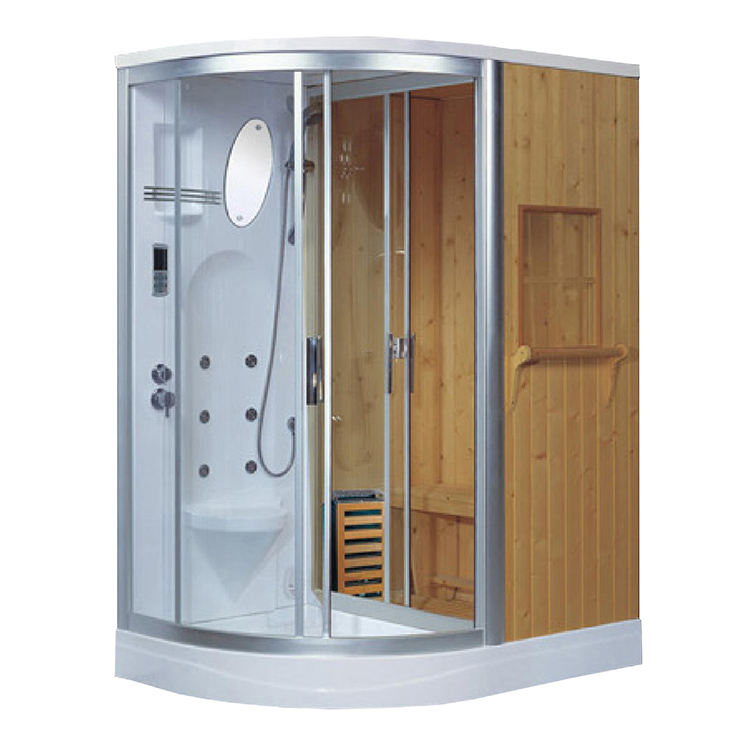 high ranked spa outdoor steam sauna for single person with wet water shower 