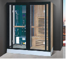 rectangle shape Steam shower and sauna room for bathroom gor single person size