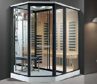 high quality hemlock wood sauna and steam shower bathroom usage for adult 