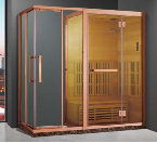 Good Quality Solid Surface Infrared Sauna Modern Steam Shower Room