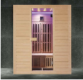 Hot Selling Solid Wooden Indoor Hemlock Sauna Steam Room For 2 Persons