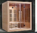 High end luxury customized Canadian hemlock outdoor infrared steam sauna wooden room