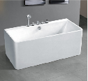 Rectangle shape bathtub can make the whirlpool air surfing jets 