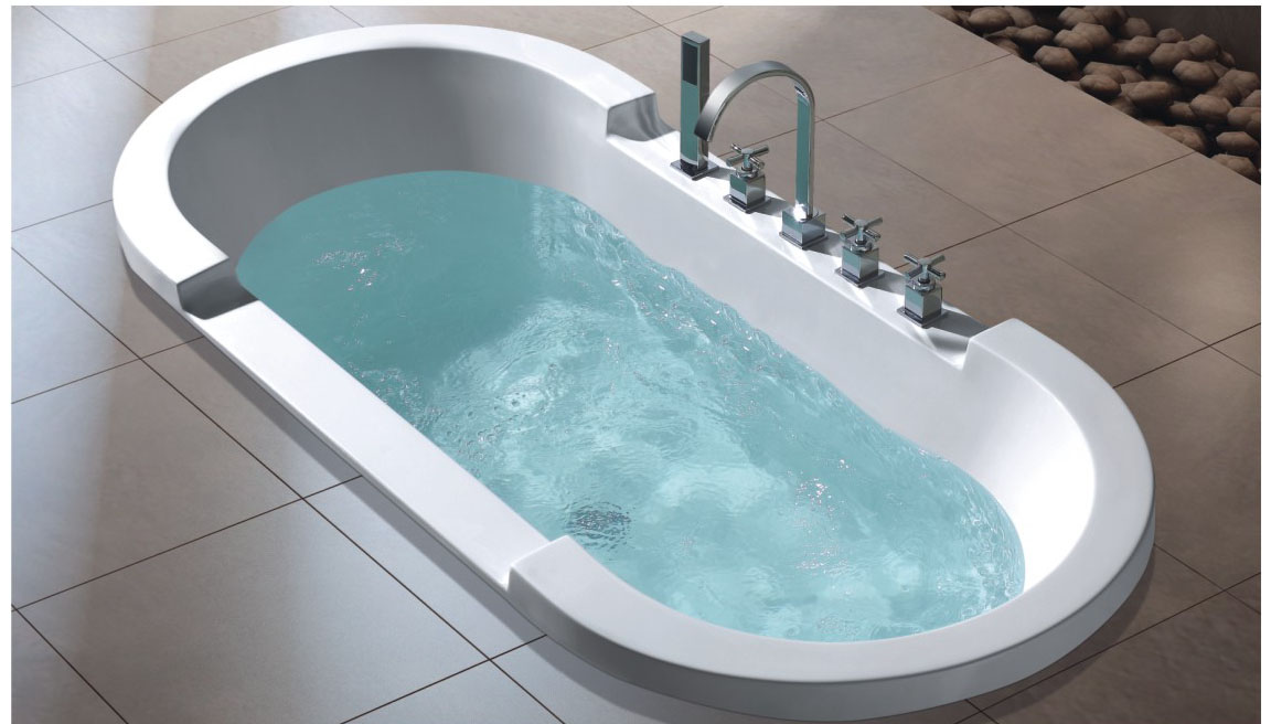 drop in bathtub indoor massage bathroom shower with the air jets whirlpool nozzle