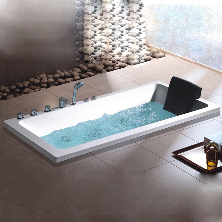 1 Persons Drop-in Indoor Whirlpool Bathtub Acrylic Massage Bathtub Spa 