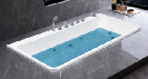 factory price massage build in style jacuzzi rectangle shape hot tub