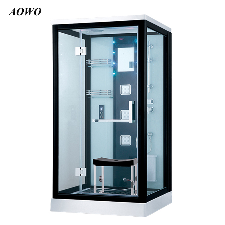 Hot Sale 6/8mm Safety Glass Painted Backboard Framed Portable Steam Shower Cabins