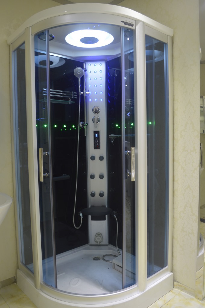 Steam shower bathroom steam cabin modern shower with the color led lights