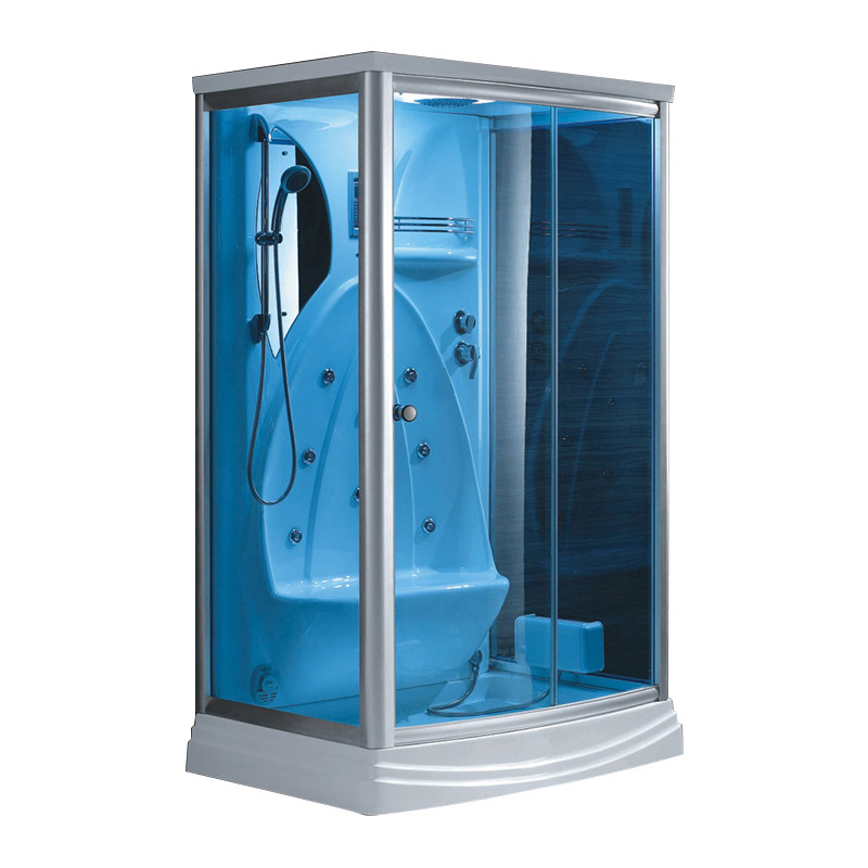 Ecofriendly Indoor Bathroom Washing Sauna with Wet Steam Shower Massage Whirlpool 