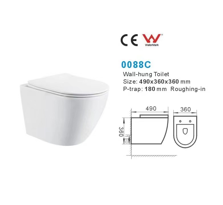 Empolo sanitary ware wc wall hang ce toilet bowl concealed cistern toilet wc wall hang toilet vaso sanitrio de parede suspenso