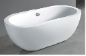 Large acrylic bath tub freestanding bathtub 1.7m for single person