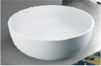 Contemporary Artificial Stone Customize Size Repairable Tub Adult Luxury Soaking Solid Surface Freestanding Bathtubs