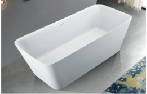 Modern artificial stone bathtub freestanding stone bathtub hot tub for hotel and home bathroom can custom color