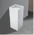 Fashion Design Toilet Man Made Stone Hanging Wash Basin,solid surface hand wash basin sink