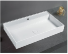 Artificial stone hotel bathroom wash bath basin engineered wc pure white polishing washing toilet sink