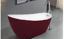 Modern Design Matte Bathroom A-grade Indoor Solid Surface Freestanding Bathtub made in China