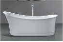 One high and one low bar bath indoor simple style freestanding bathtub acrylic solid surface bath tubs spa equipment