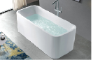 Freestanding bathtub factory cheap price 63 inch Cupc luxury adult soaking tub custom colors jets acrylic indoor bathroom tubs